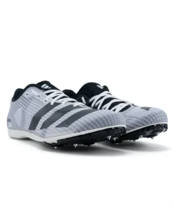 Adidas Mens Trainer Running Spike Distance Star White/Metallic/Black