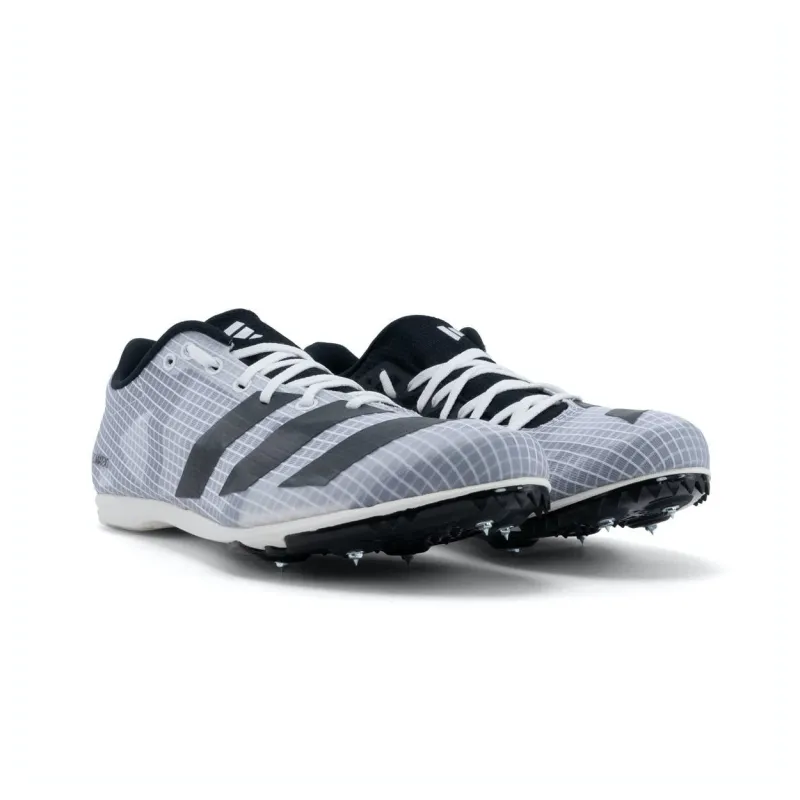 Adidas Mens Trainer Running Spike Distance Star White/Metallic/Black