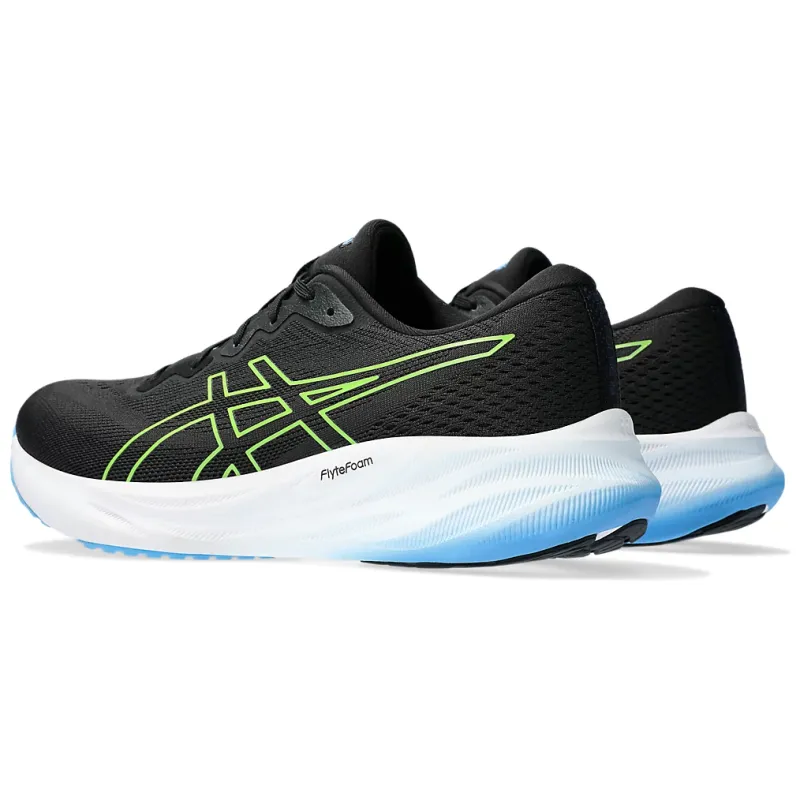 Asics Mens Trainer Gel-Pulse 15 Black/Electric Lime - Image 2