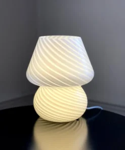 Coco Swirl Glass Table Lamp