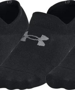 Under Armour Essentials (3 Pack) Ultra Low Tab Socks - Black