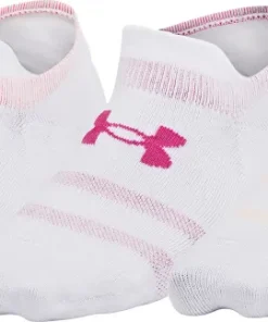 Under Armour Essentials (3 Pack) Ultra Low Tab Socks - White