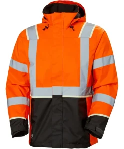 Helly Hansen UC-ME Shell Jacket Hi Vis Orange/Ebony