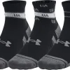 Under Armour Performance Tech (3 Pack) Quarter Socks - Black