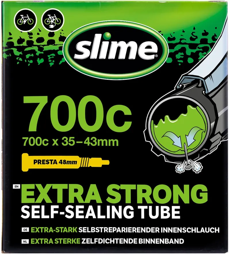 Slime Smart Self Sealing Inner Tube 700 x 35 45c Presta Valve
