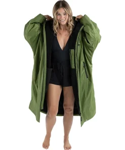 Dryrobe Advance Long Sleeve Changing Robe - Green