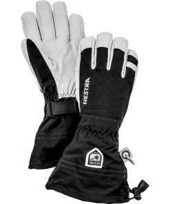 HESTRA MENS ARMY LEATHER SKI GLOVE - BLACK