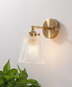 Fiona Vintage Glass LED Wall Sconces