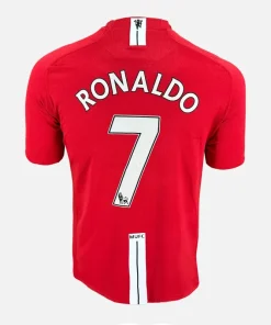 2007-09 Manchester United Home Shirt Ronaldo 7 [Perfect] S