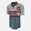 1995-96 Manchester United Away Shirt Grey [Perfect] L