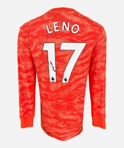 Bernd Leno Signed Fulham Shirt Goalkeeper Home [17]