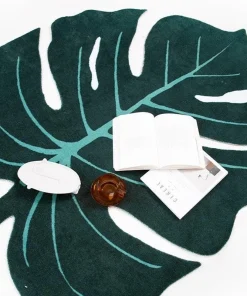 Monstera Leaf Luxury Area Rug