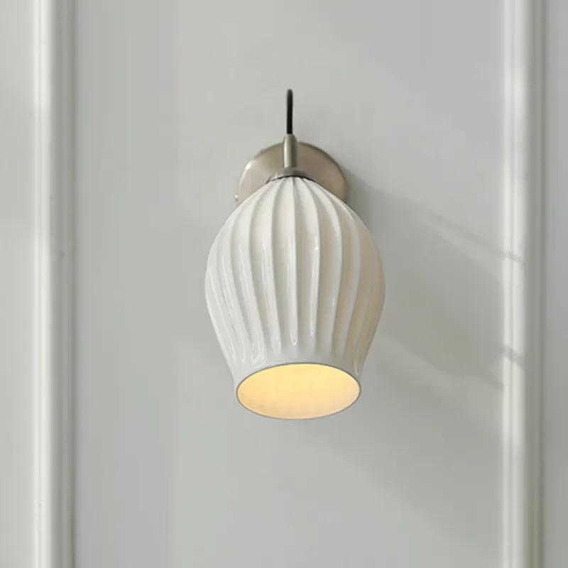Paola Ceramic Minimalist Wall Sconce