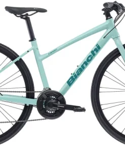 Bianchi C-Sport Step-Through Altus Disc Hybrid Bike 2025 - Celeste