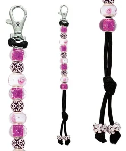 BEADED GOLF SCORE COUNTER - PINK