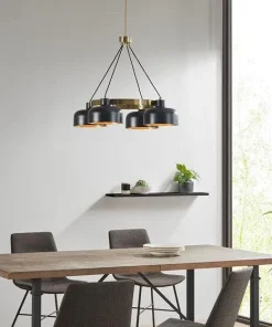 Abbott Metal Shade Chandelier