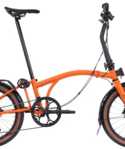 Brompton G Line with Roller Frame 8-Speed Folding Bike - Adventure Orange