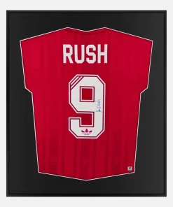 Framed Ian Rush Signed Shirt, Liverpool, Number 9 [Lite]