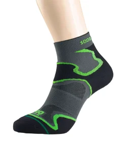 1000 MILE MENS FUSION ANKLET -  BLACK/GREEN