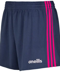 O’Neills Kids Mourne Gaelic Shorts 3S Navy/Paradise Pink