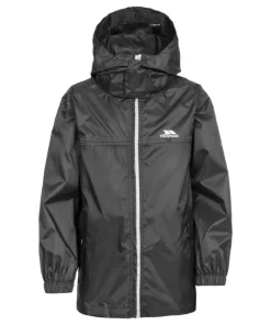 TRESPASS JUNIOR PACKUP JACKET - BLACK