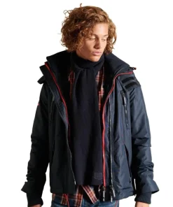 Superdry Adults Vintage Logo Scarf Eclipse Navy Grit