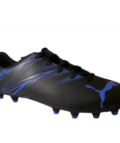 Puma Kids Football FG/AG Boot Attacanto Black/Bluemazing
