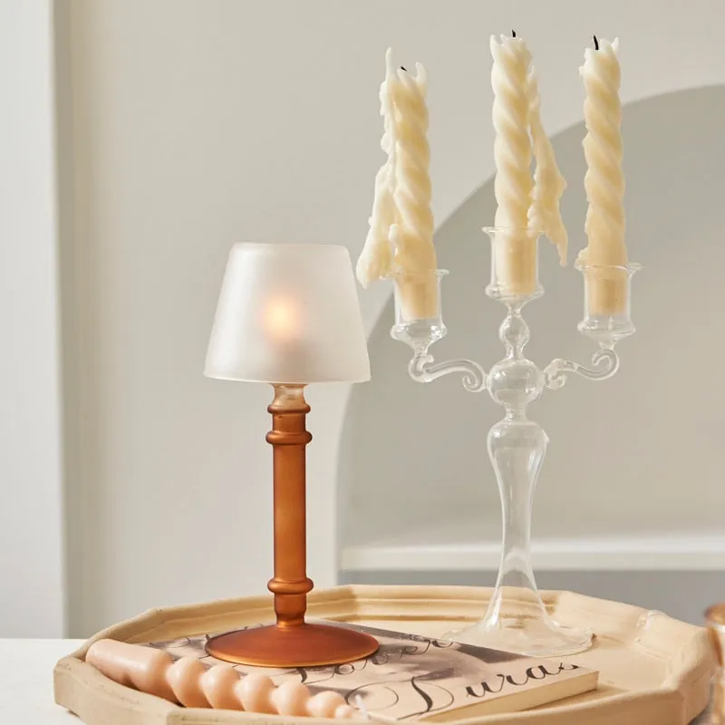 Rocco Vintage Glass Candle Holder Collection - Image 2