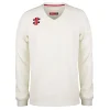 GRAY NICOLLS JUNIOR PRO PERFORMANCE CRICKET SWEATER - IVORY 503151
