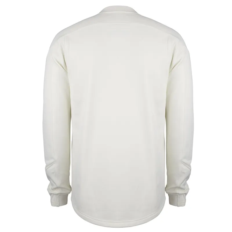 GRAY NICOLLS JUNIOR PRO PERFORMANCE CRICKET SWEATER - IVORY 503151 - Image 2