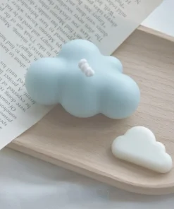 Cloud Paint Decorative Candle