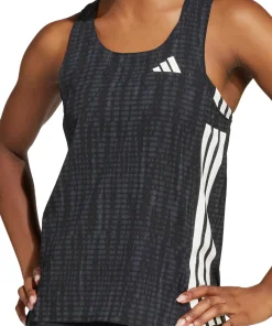 adidas Adizero Womens Running Vest Tank Top - Black
