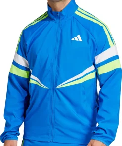 adidas Adizero Retro Mens Running Jacket - Blue