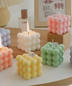 Bubble Cube Decorative Candles