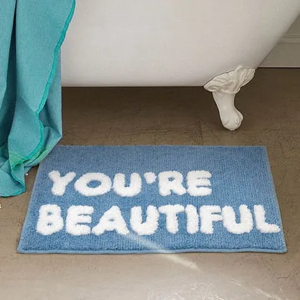 You're Beautiful Bath Mat - Image 2