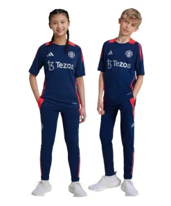 Adidas Junior Unisex Manchester United Trio 24 Training Tracksuit Pants