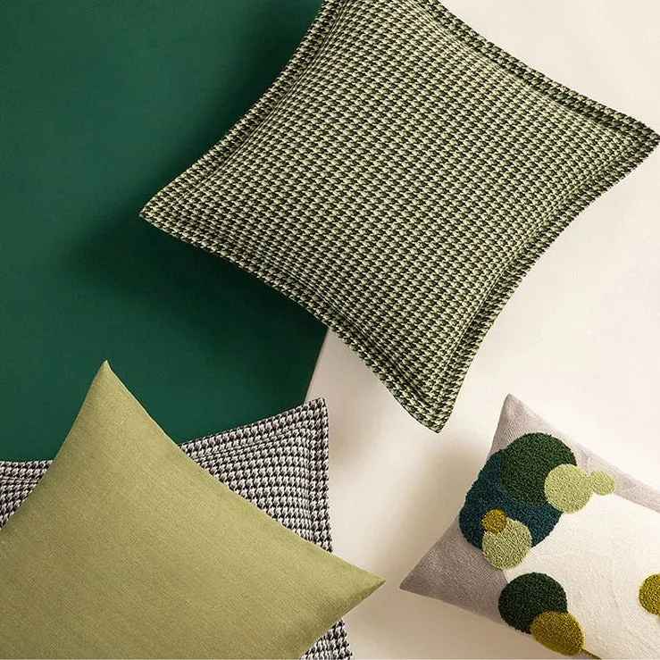 Nature's Houndstooth Pillow Cover - Image 2