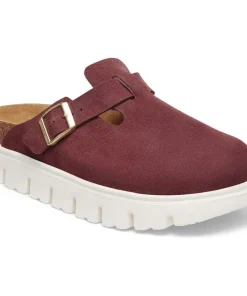 Birkenstock Womens Sandal Boston Chunky Berry Crush