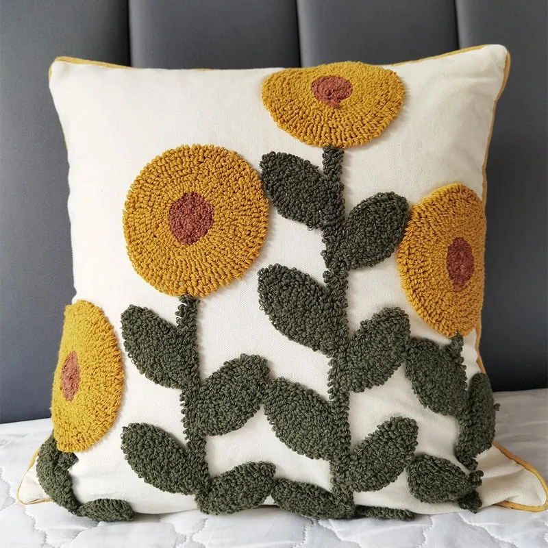 Sunflower Pillow Cover - Image 2