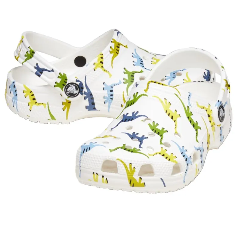 Crocs Boys Kids Classic Clog Character Print Dinosaur - Image 2