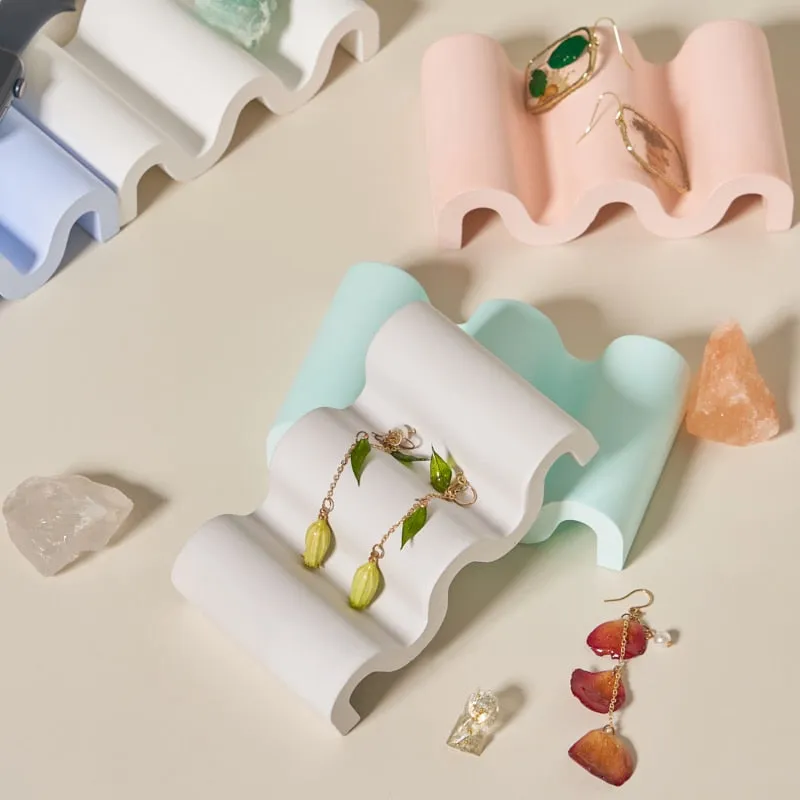 Zig Zag Ceramic Tray & Organizer - Image 3