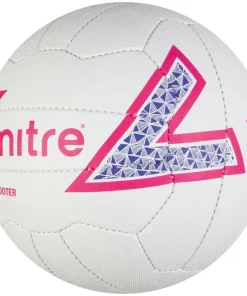 MITRE SHOOTER NETBALL  WH/PNK