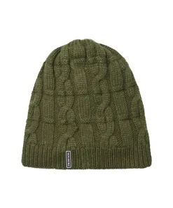 Sealskinz Blakeney Waterproof Cold Weather Cable Knit Beanie Olive Unisex HAT