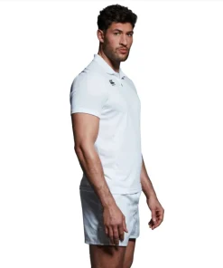 Canterbury Mens Club Dry Polo T-Shirt White