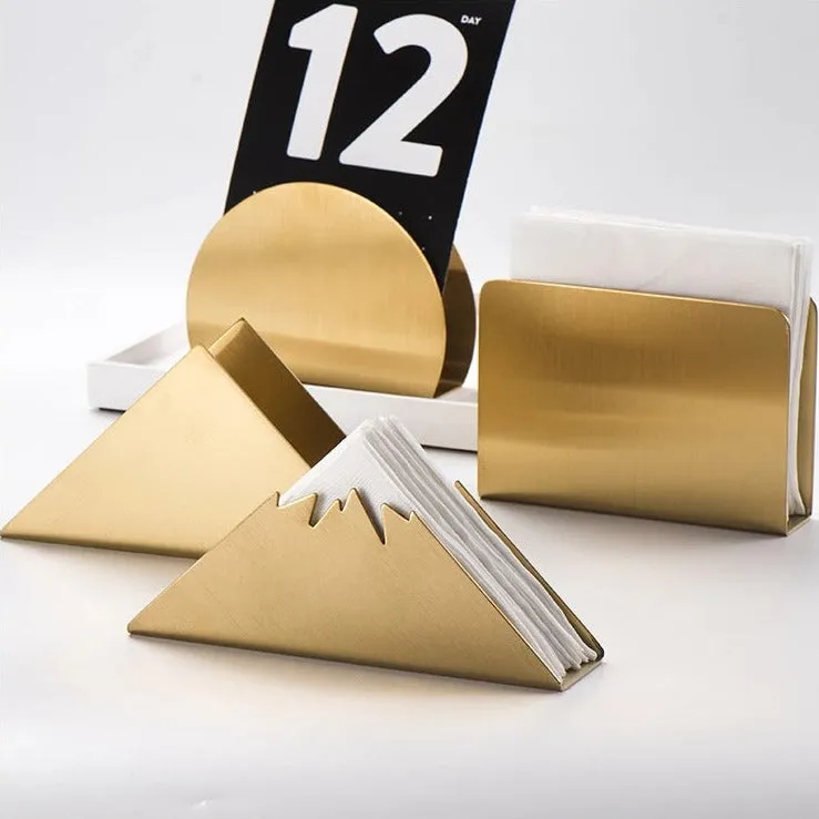 Gold Style Napkin Holder - Image 2