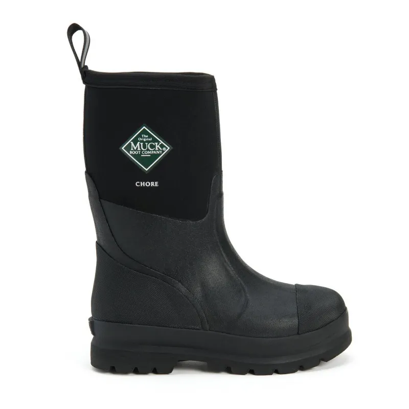 Muck Boots Chore Classic Mid Patterned Wellington Black - Image 2