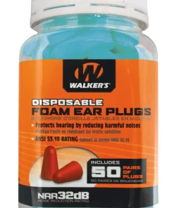 Walkers 50 Pair Jar Teal Foam Ear Plugs