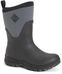 Muck Boots Arctic Sport Mid Wellington Boots Black/Grey