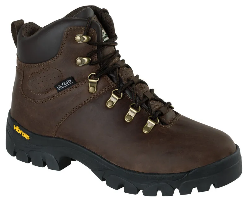 Hoggs of Fife Munro Classic W/P Hiking Boot Crazy Horse Brown - Image 2