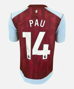 Pau Torres Signed Aston Villa Shirt 2023-24 Home [14]